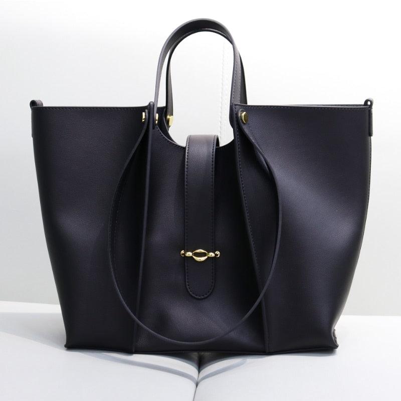 The Abagale Leather Tote - Our Best Selling Tote - The Nichole Collection