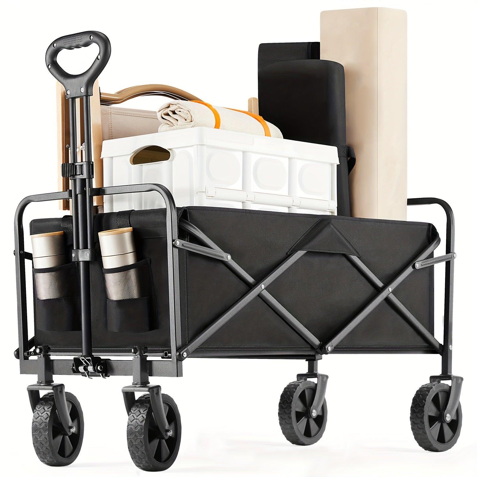 Heavy-Duty Collapsible Utility Wagon Cart - The Nichole Collection