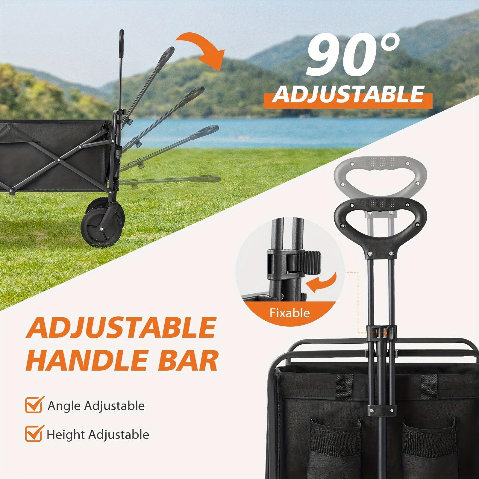 Heavy-Duty Collapsible Utility Wagon Cart - The Nichole Collection