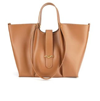 The ABAGALE Genuine Leather Tote Bag – Elegant & Functional Zipper Closure Handbag