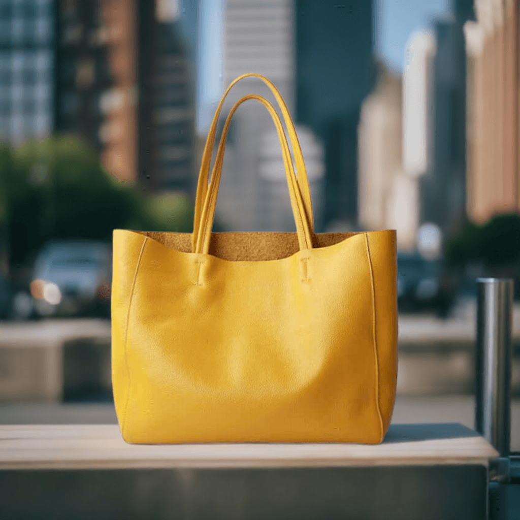 LILY Leather Tote – Sophisticated Tote for Work and Travel - The Nichole Collection