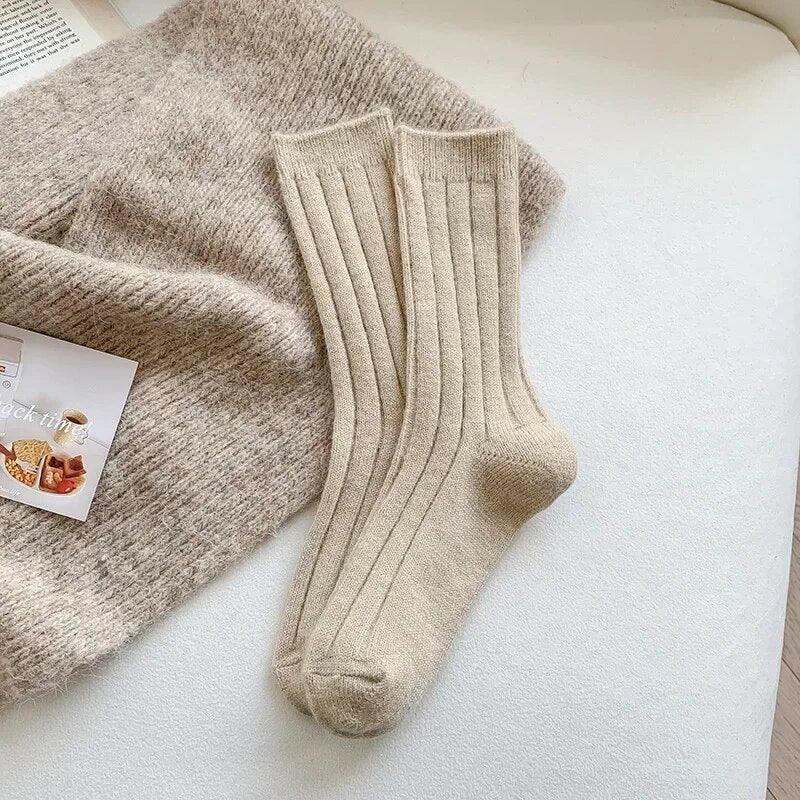 Cashmere Wool Women’s Warm Winter Socks - The Nichole Collection