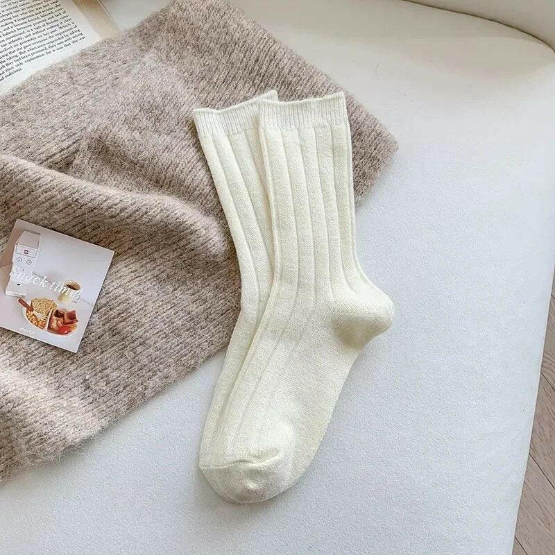 Cashmere Wool Women’s Warm Winter Socks - The Nichole Collection