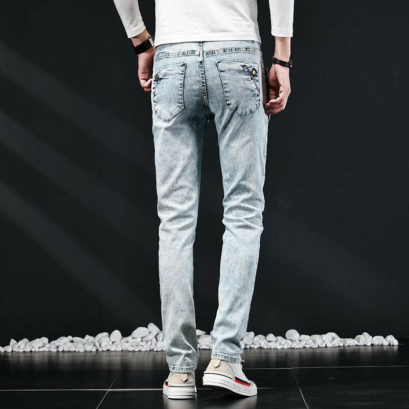 Casual Pattern Men’s Denim Jeans - The Nichole Collection