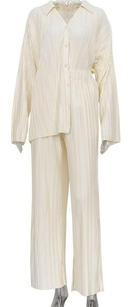 Women's Vogue Classic Wide Leg Suit - The Nichole Collection