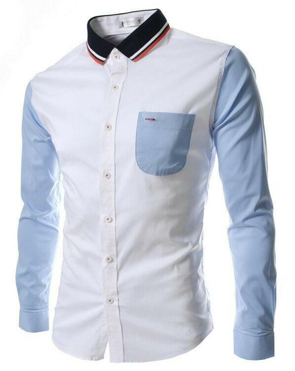 Comfortable Single Breasted Slim Fit Dress Shirt for Men - The Nichole Collection