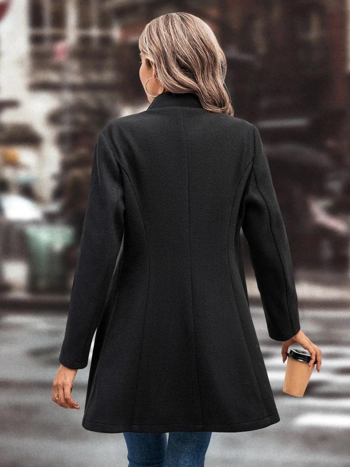 Stylish Lightweight Buttoned Coat for Everyday Wear - The Nichole Collection