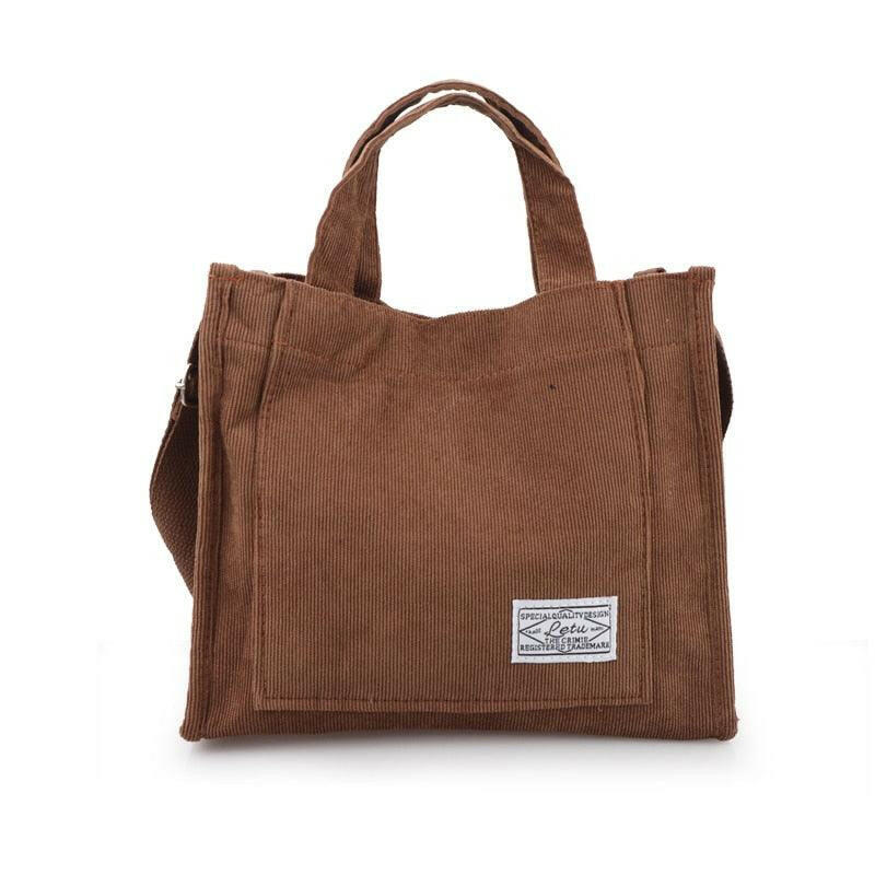 The DEEDRA Corduroy Handbag - The Nichole Collection