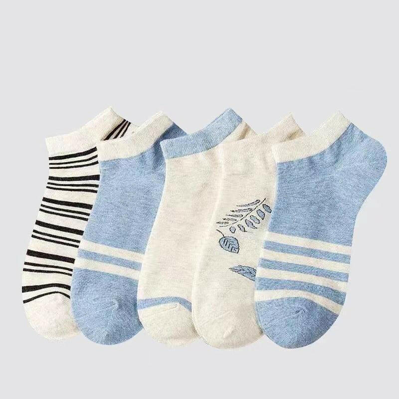 Women's Top Trending Cotton Socks (5 pairs) - The Nichole Collection