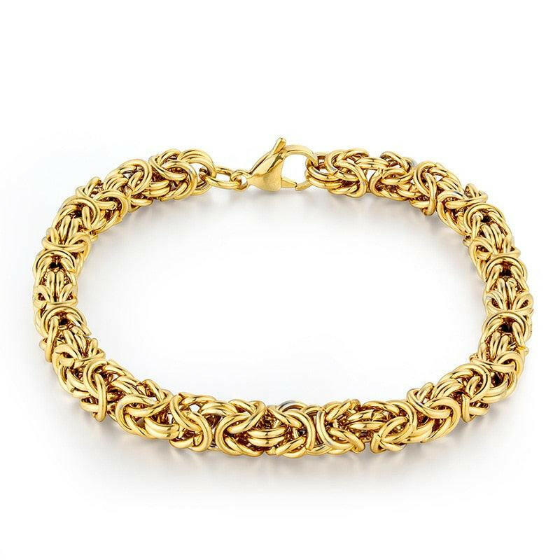 Gold Twisted Chain Bracelet - The Nichole Collection