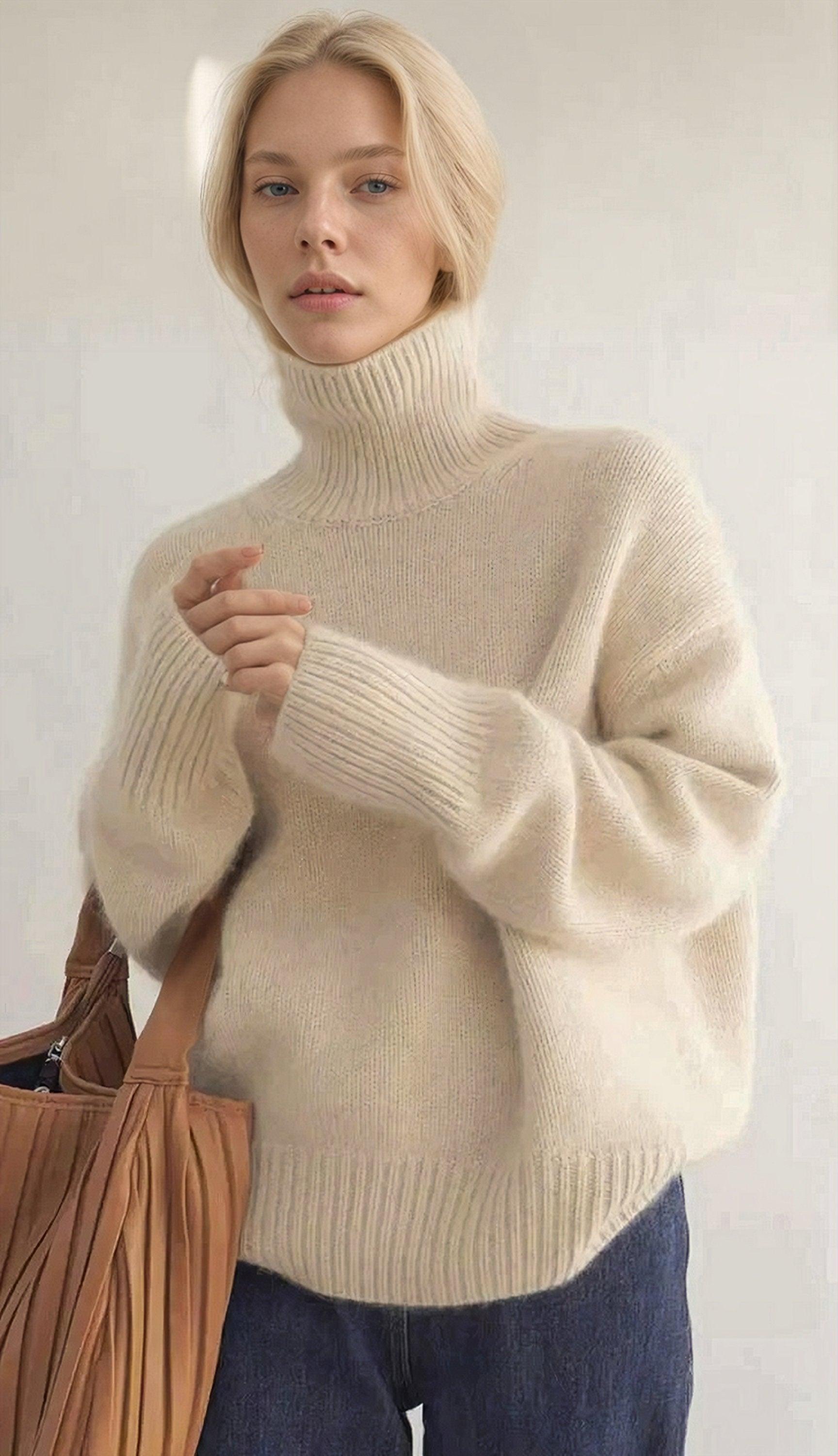 Women's Australian Merino Wool Turtleneck - The Nichole Collection