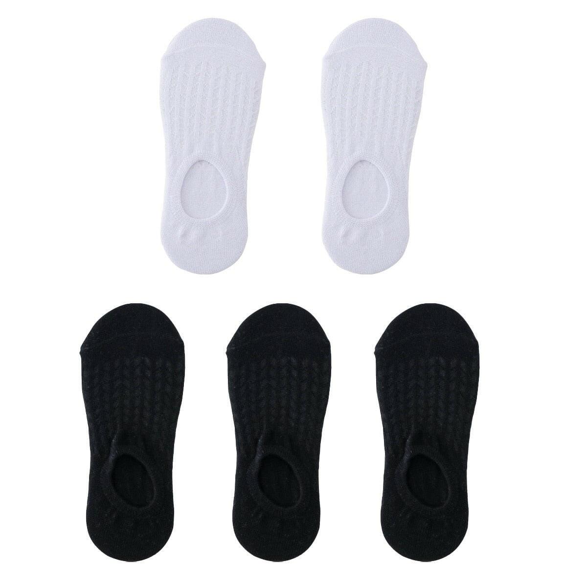 Women's Thin Mesh Boat Socks (5 pairs) - The Nichole Collection