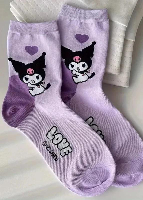 Hello Kitty Long Tube Casual Cotton Socks - The Nichole Collection