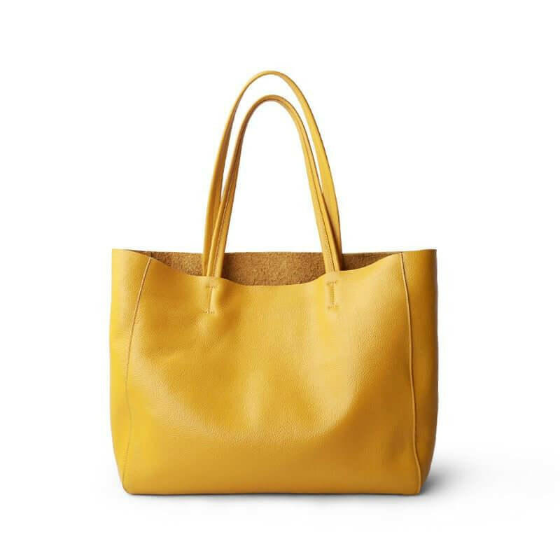 LILY Leather Tote – Sophisticated Tote for Work and Travel - The Nichole Collection