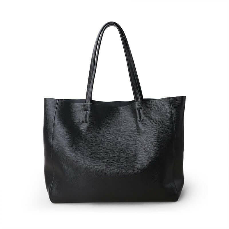 LILY Leather Tote – Sophisticated Tote for Work and Travel - The Nichole Collection