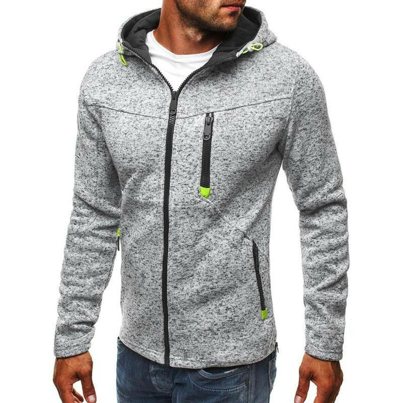 Men’s Full Zip Fitness Hoodie - The Nichole Collection