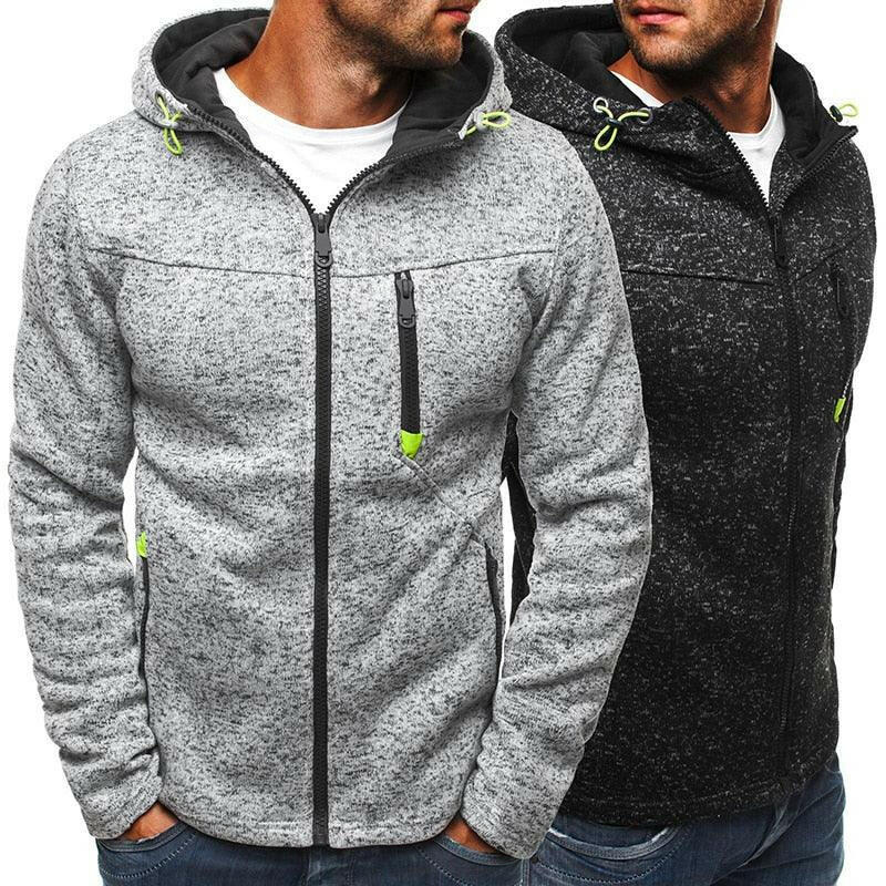 Men’s Full Zip Fitness Hoodie - The Nichole Collection