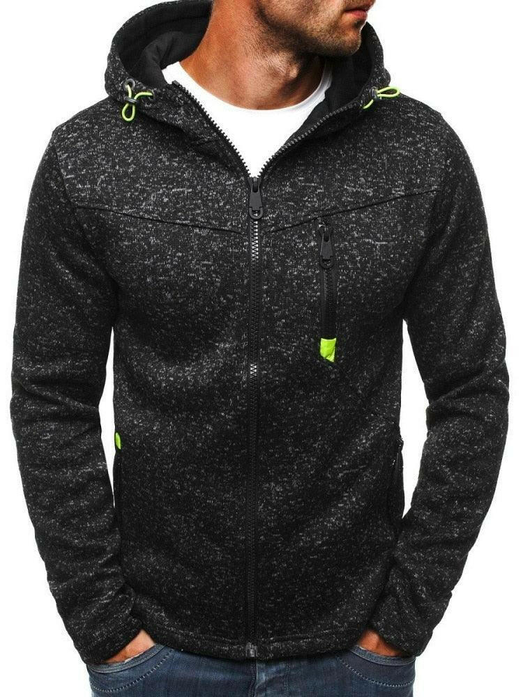 Men’s Full Zip Fitness Hoodie - The Nichole Collection