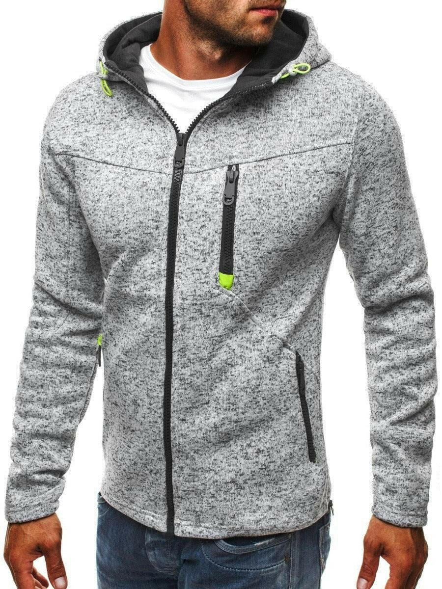 Men’s Full Zip Fitness Hoodie - The Nichole Collection