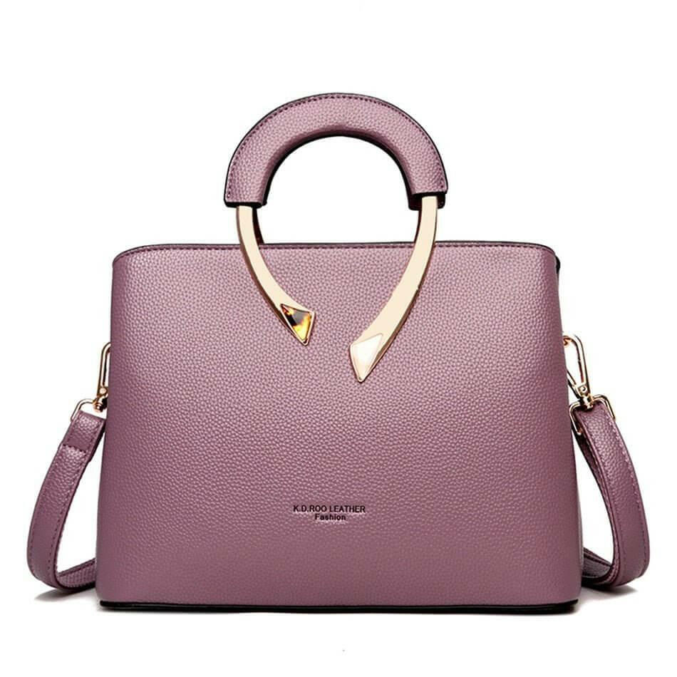 Michaela Handbag with Cell Phone Pocket and Versatile Slot Pocket Interior - The Nichole Collection