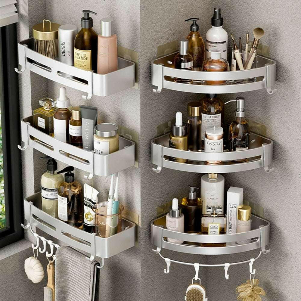 Rust-Proof Aluminum Shower Caddy - The Nichole Collection