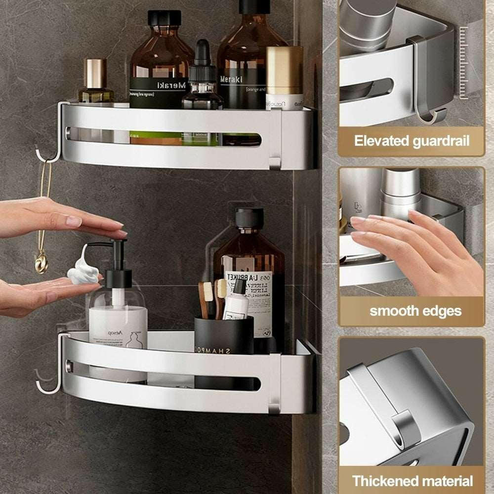 Rust-Proof Aluminum Shower Caddy - The Nichole Collection