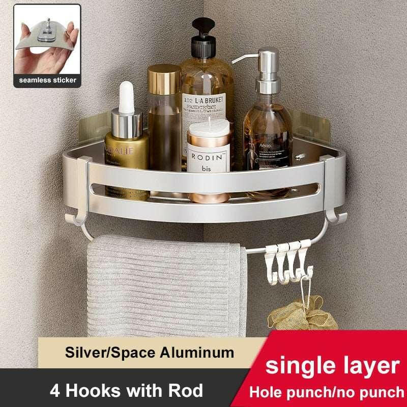 Rust-Proof Aluminum Shower Caddy - The Nichole Collection