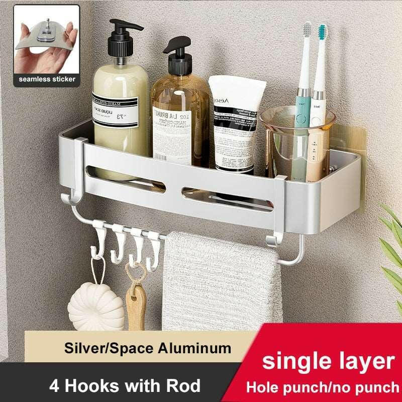 Rust-Proof Aluminum Shower Caddy - The Nichole Collection