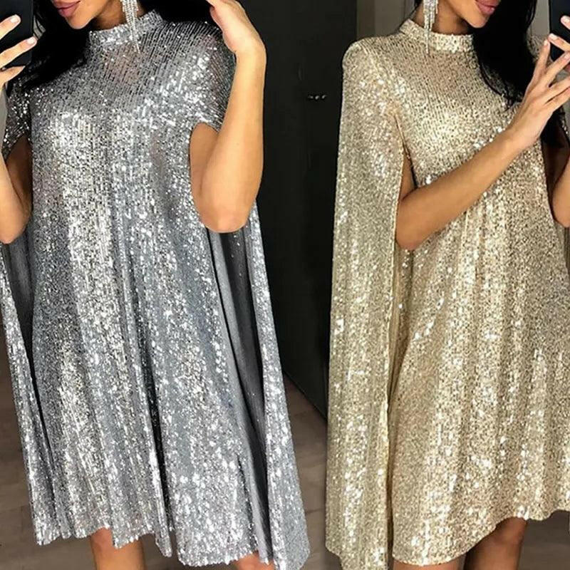 Shimmering Sequin Drift Dress - The Nichole Collection