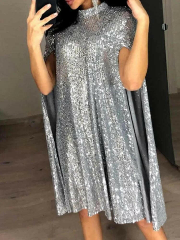 Shimmering Sequin Drift Dress - The Nichole Collection