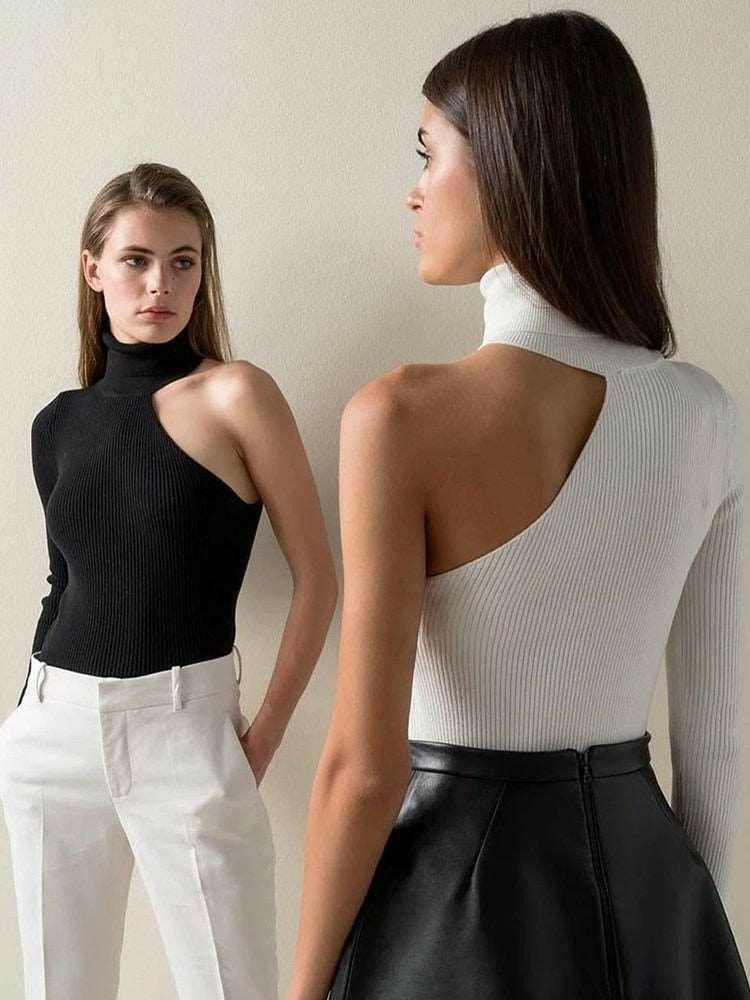 Slim Fit Ribbed Bodysuit - Versatile & Stylish - The Nichole Collection