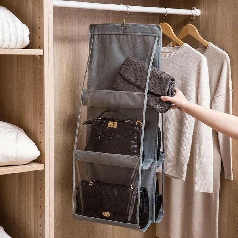 Stainless Steel 360-Degree Rotation Closet Hook Organizer - The Nichole Collection