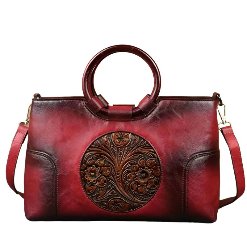 Stylish Hallmark Handmade Embossed Shoulder Bag - The Nichole Collection