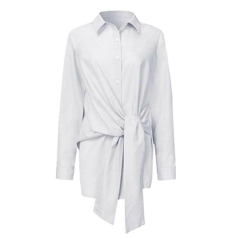 Stylish Long Sleeve Lapel Shirt - The Nichole Collection