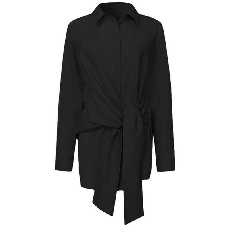 Stylish Long Sleeve Lapel Shirt - The Nichole Collection