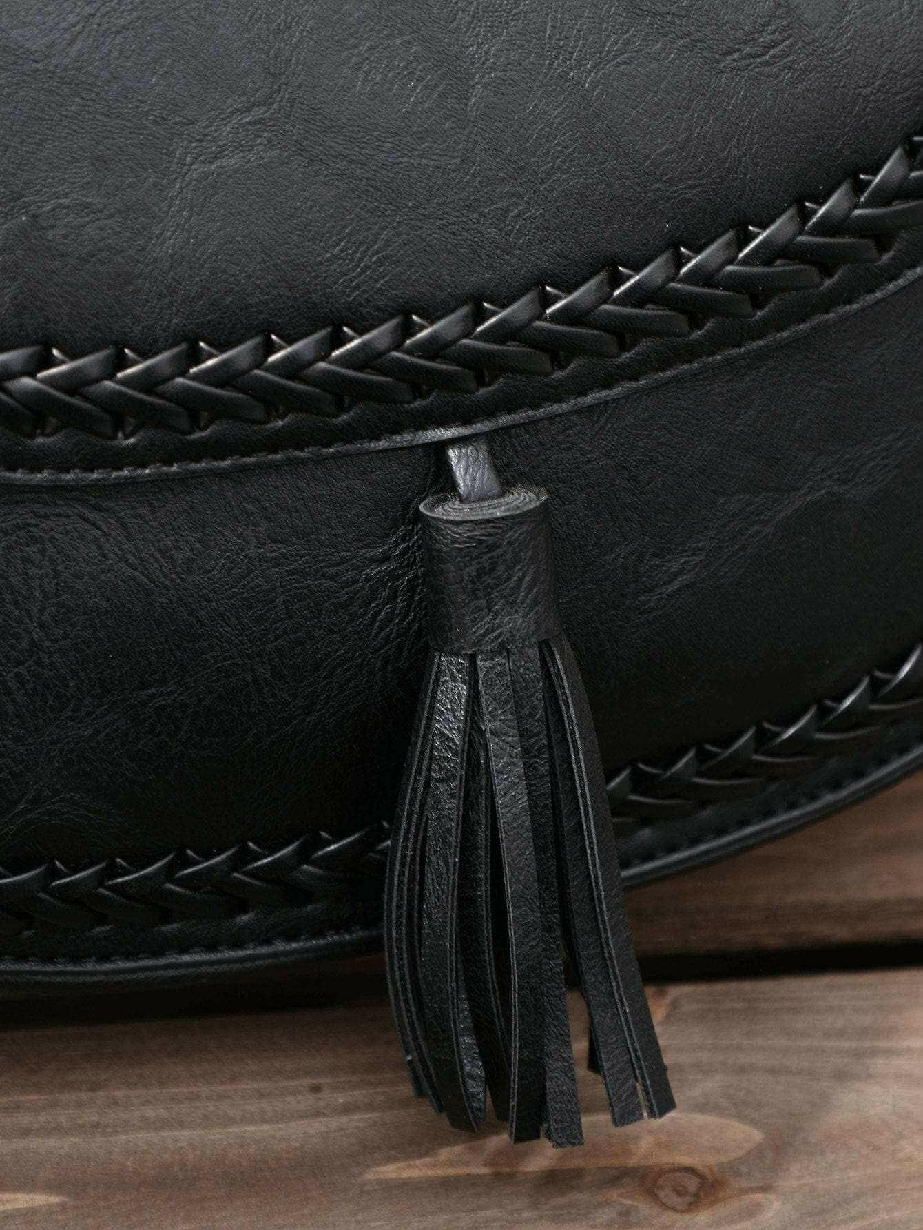 Stylish Vegan Leather Saddle Bag - The JOELLE by Nichole Collection - The Nichole Collection