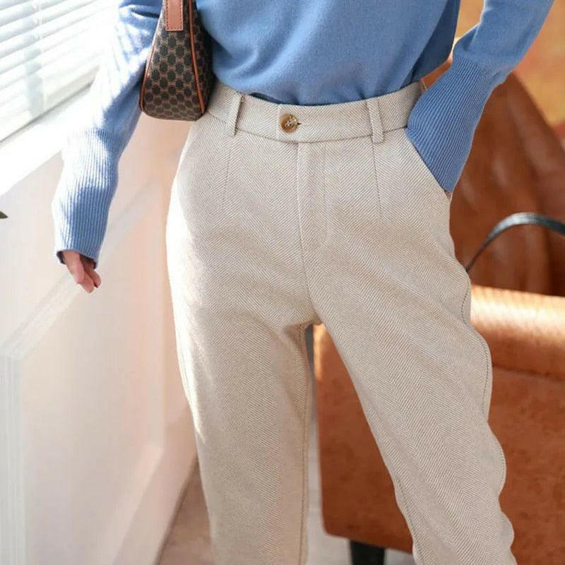 Tailored Fusion Pencil Pants: Sophisticated Style and Comfort - The Nichole Collection