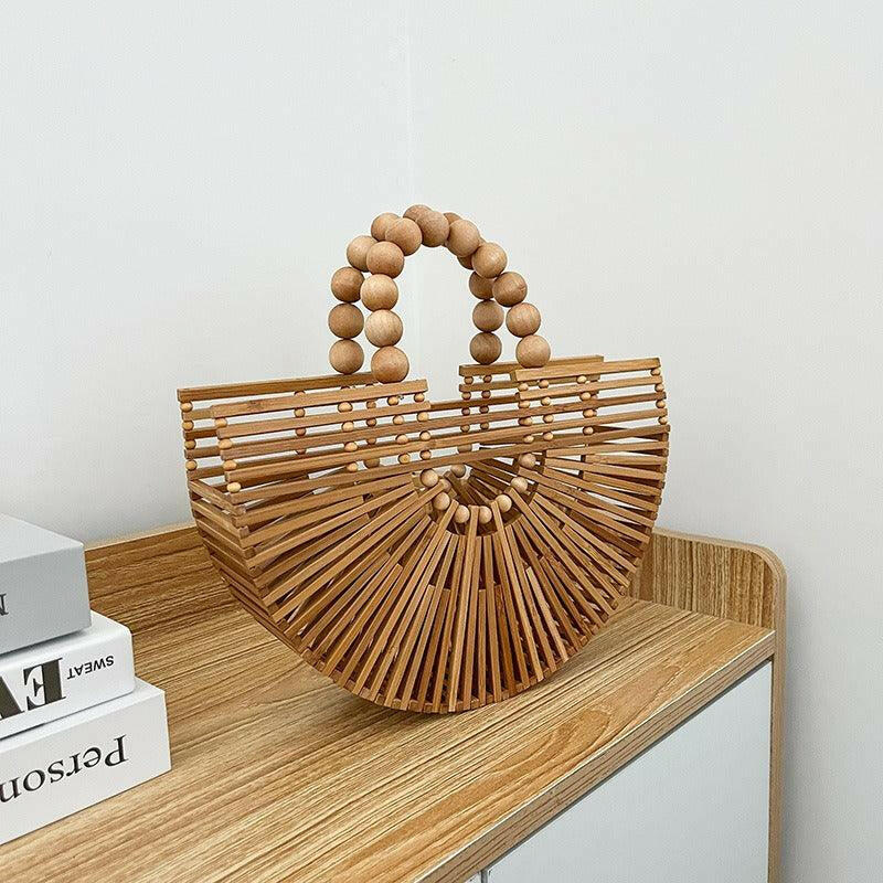 Trendsetting Bamboo Bag with Stylish Design - The Nichole Collection