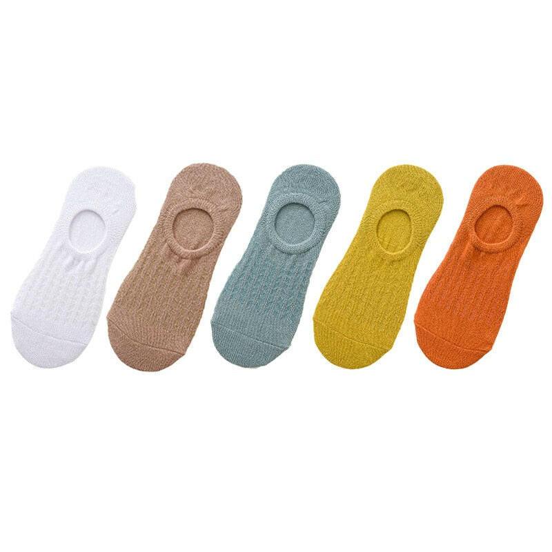 Women's Thin Mesh Boat Socks (5 pairs) - The Nichole Collection