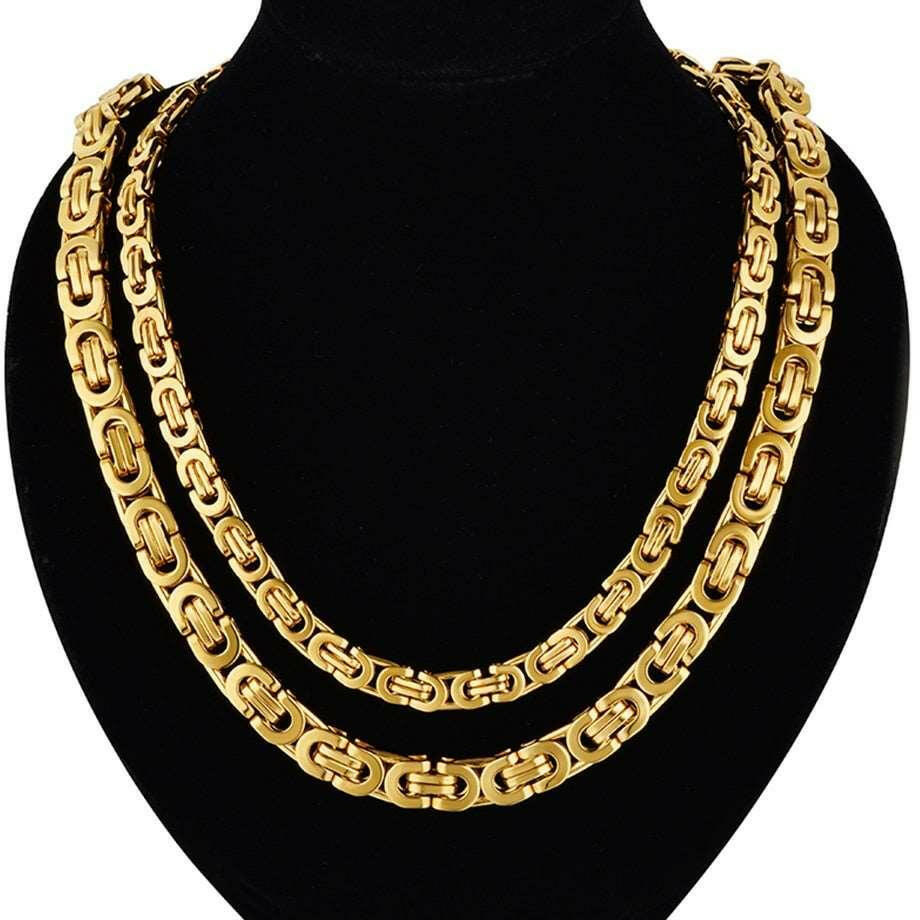 Byzantine Box Chain Jewelry Set - The Nichole Collection